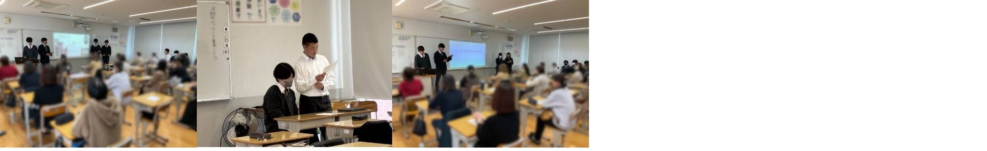 中３「授業参観･学年懇談･進路説明会･海外語学研修説明会」実施